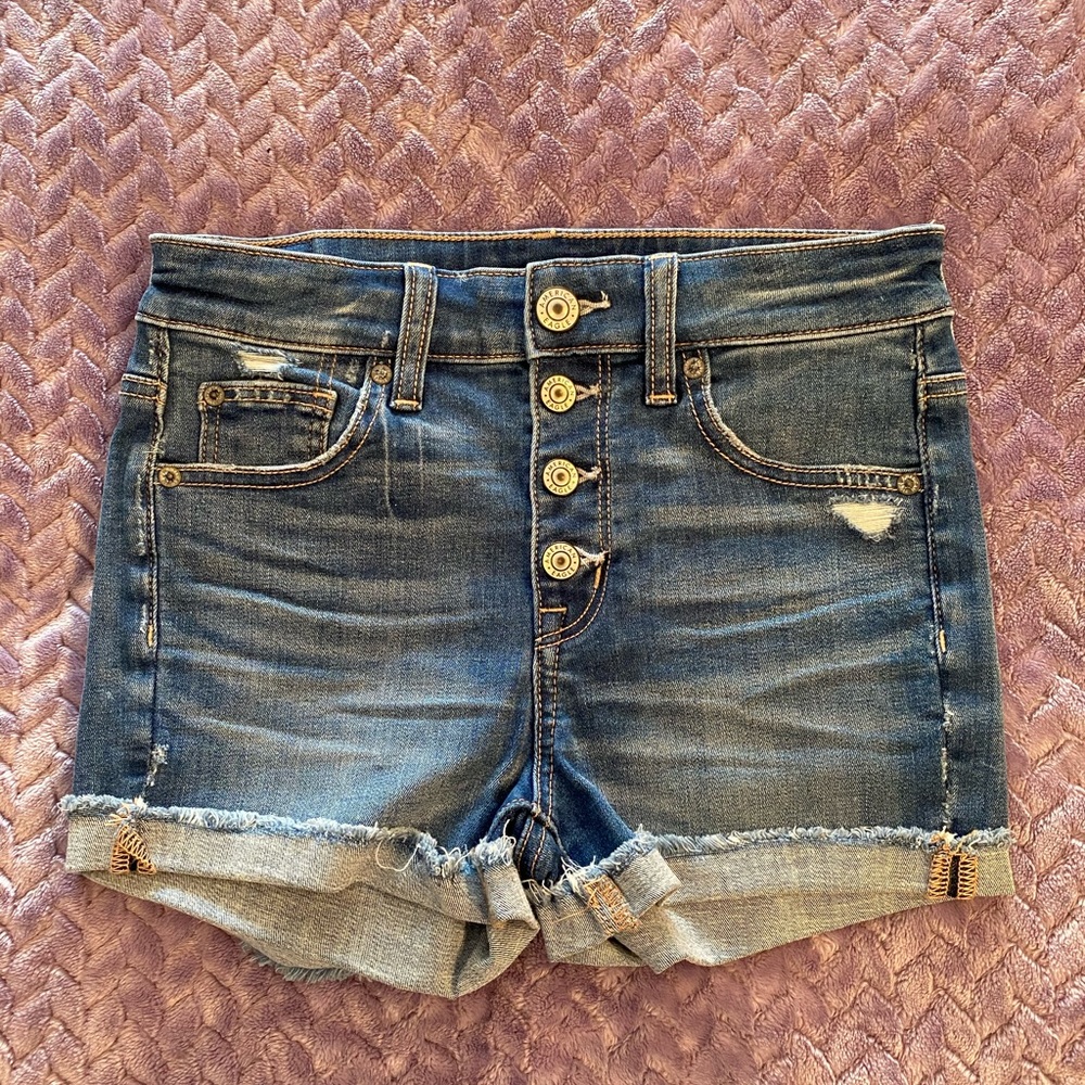 American Eagle high waisted jean shorts